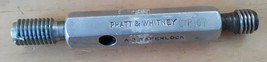 Pratt &amp; Whitney Thread Plug Gage 9/16-12 NC-3 Go Pd .5084 No Go .5124 - £37.35 GBP