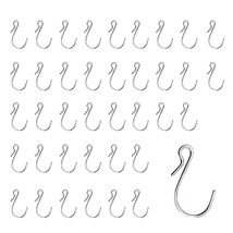 40 Pack S Shaped Hooks Stainless Steel Metal Hangers Hanging Hooks For D... - £11.00 GBP