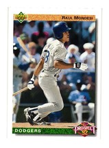 1992 Upper Deck #60 Raul Mondesi Los Angeles Dodgers - £2.39 GBP