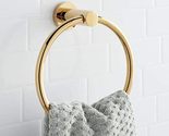 Signature Hardware 296464 Ceeley 7-1/2&quot; Wall Mounted Towel Ring - Polish... - $34.90