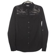 Harley Davidson Button Down Shirt - Womens Small - LS Vented - £24.40 GBP