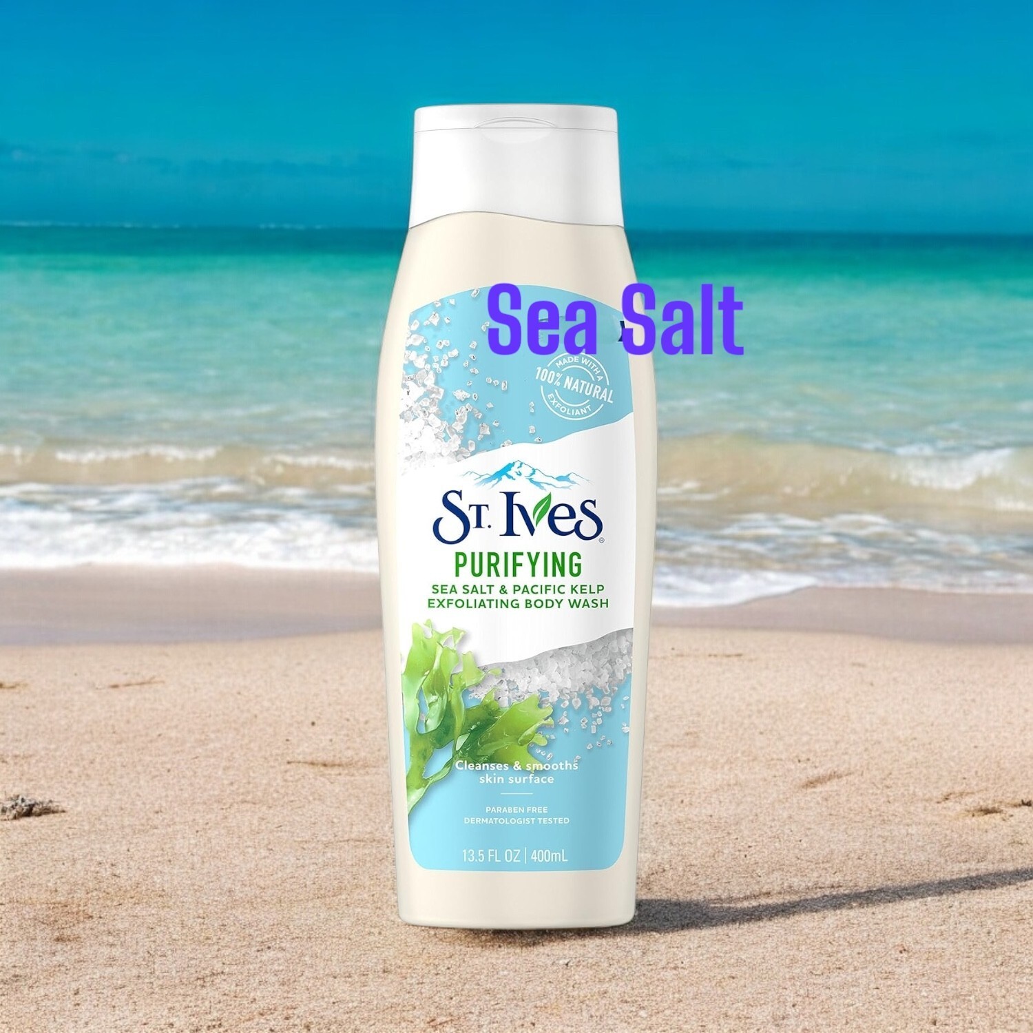 St. Ives Purifying Sea Salt And Pacific Kelp Exfoliating Body Wash 13.5oz - $14.95
