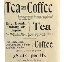 Cobb Bates Yerxa Tea And Coffee 1894 Advertisement Victorian Beverage 2 ... - £9.64 GBP