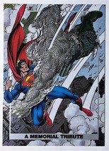 1992 Doomsday Death Of Superman Memorial Tribute Spectra-Etch Insert S1 Dc Mint - £4.28 GBP