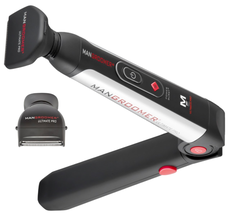 Back Shaver With 2 Shock Absorber Flex Heads Power Hinge Extreme Reach Handle - $85.86