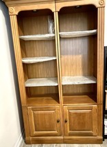 Hooker Desert Sienna Solid Wood Bookcase Set Each Side Is 21.5x76 With L... - $700.00