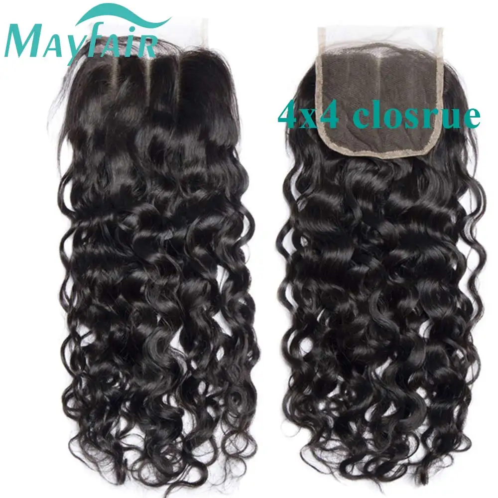 Curly Transparent Lace Frontal 13*4 Remy Human Hair Extension  Pre Plucked - $30.94+