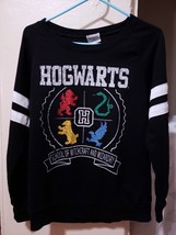 Harry Potter Kid’s Hogwarts Black T Shirt Medium - £18.87 GBP