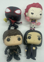 Lot Of Four Funko Pops Mr Darcy Spider-Man Harry Potter Hisoka - $12.19