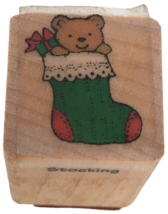 Hero Arts Rubber Stamp Christmas Stocking Mini Holidays Gift Tag Card Making Art - £2.34 GBP