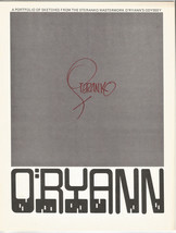 Super Rare Jim Steranko SIGNED O:Ryann LE Sketch Book 1970 Comic Art Portfolio - £237.03 GBP