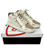 Blondo Women&#39;s Genesis Tan/Multi Leather High Top Waterproof Sneakers 8M - €20,26 EUR