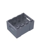 Building Silver Box Crate Diy Pieces For Minifigure Custom - $3.83
