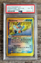 2003 Pokemon Ex Ruby &amp; Sapphire Marshtomp Rev. Foil #41 - PSA 6 EX-MT - £23.25 GBP