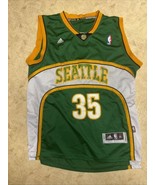 KEVIN DURANT Authentic Adidas SEATTLE SUPERSONICS Jersey NBA Sonics Thunder - $1,299.08 MXN