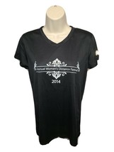 2014 27th Annual Distance Festival 5k Run Womens Medium Black Jersey - $371.66 MXN