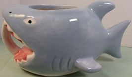 16oz Ceramic Great White Shark Coffee Mug Cup Bite Me Bigmouth Inc Jaws ... - $13.98