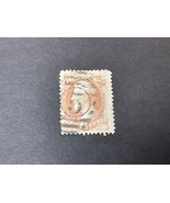 1873 U.S. Stamp #159 Dull Pink 6c Fancy Cancel Used Hinged - £12.03 GBP