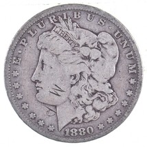 Early - 1880 Morgan Silver Dollar - 90% US Coin 425 - £38.82 GBP