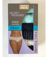 Womens Secret Treasures Seamless Hipster 6 Pack Assorted  size 4X (14) - $20.31 CAD