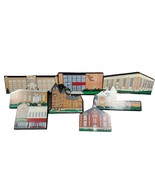New London Area Historical Society Wooden Scenic Buildings Lot of 8 Shel... - $961.15 MXN