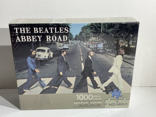 The Beatles Abbey Road 1000 Piece Jigsaw Puzzle Aquarius New Sealed 20 x 27 inch - $21.34