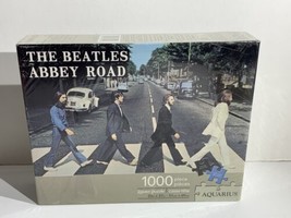 The Beatles Abbey Road 1000 Piece Jigsaw Puzzle Aquarius New Sealed 20 x... - $21.34