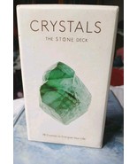 Used Tarot Cards Oracle Stone Crystal Deck - $22.76