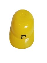 MLB Mini Baseball Batting Helmet 5&quot; Yellow Pittsburgh Pirates - £10.96 GBP