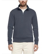 Banana Republic Mens Sweatshirt Blue Quarter Zip Long Sleeves Heavyweigh... - $883.81 MXN