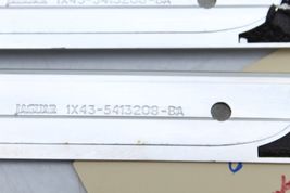 02-08 JAGUAR X-TYPE FRONT LEFT & RIGHT DOOR SCUFF PLATE PANEL TRIM PAIR Q2558 image 11