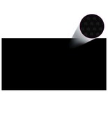 vidaXL Pool Cover Black Thick PE film with air chambers 32.8 x 16.4 ft - €329,07 EUR