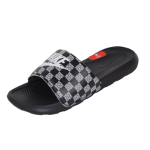 Nike Victori One Sports Slide Print Black White Black CN9678 004 Sandals Size 6 - £18.75 GBP