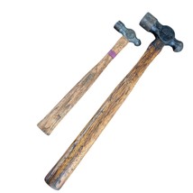 Pair Of Vintage Ball Peen Hammers Stanley Craftsman Antique - $19.99