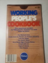 Pillsbury Working People&#39;s Cookbook - Vintage 1978 Paperback Booklet - £6.85 GBP