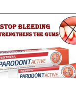 8 PACK Toothpaste ASTERA PARODONT ACTIVE - 75 ml Stop Bleeding Gums - £65.57 GBP