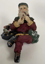 Windsor Collection Santa With Pipe Stocking Hanger Christmas Figurine - £8.72 GBP
