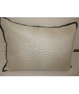 Vera Wang FRENCH PAISLEY Silk Stripe Decorative Pillow NWT - €61,33 EUR