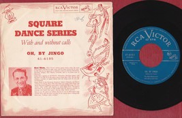 Bert Rietz 45 RPM &amp; PS Square Dance Series Oh By Jingo - RCA Victor 41-6185 - £9.85 GBP