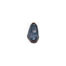 Stacy Adams Riccardi Plain Toe Oxford Shoes Animal Print Blue 25575-400 image 3