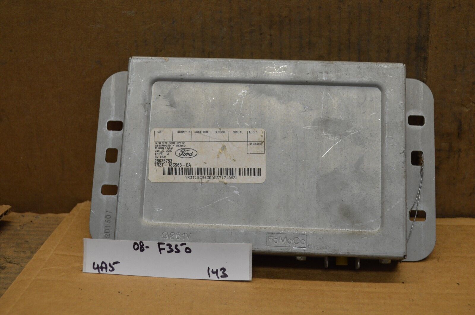 2007 Ford Fusion Sirius Satellite Down Link Processor 7R3T18C963EA Modul... - $19.99