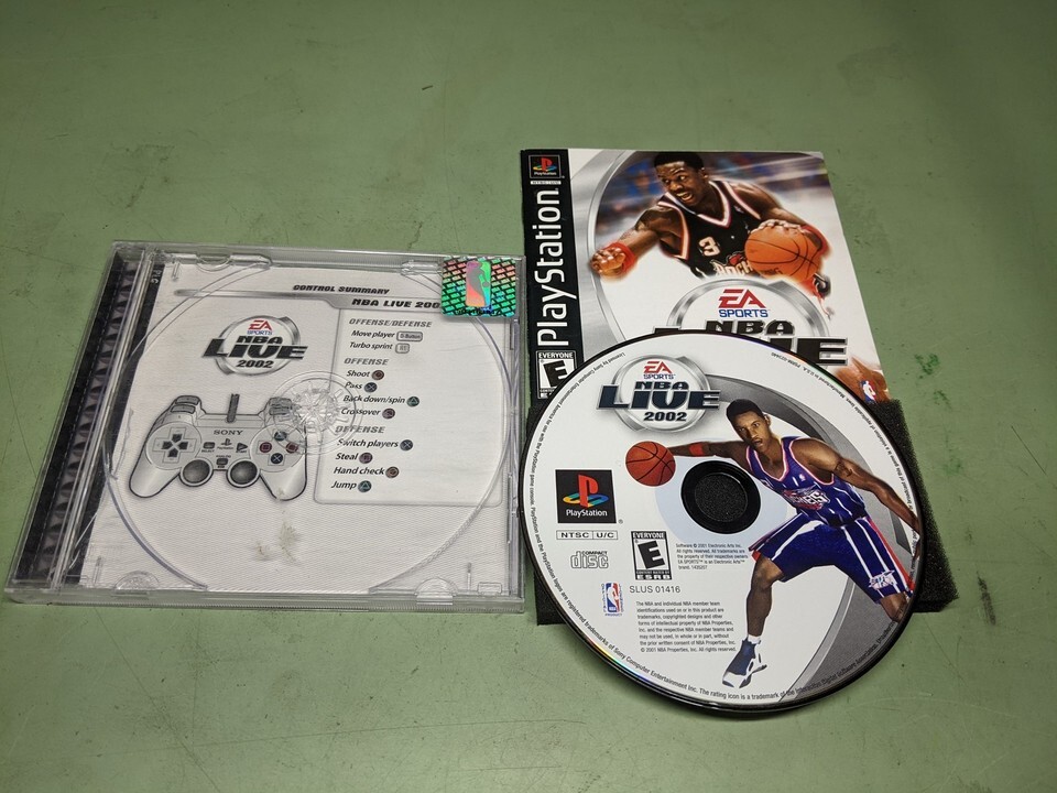 NBA Live 2002 Sony PlayStation 1 Complete in Box - $6.19
