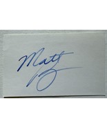 Matthew Perry (d. 2023) Autographed Signed 3x5 Index Card - $205.80 CAD