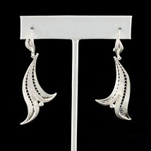 Orecchini A Pendaglio A Foglia In Argento Sterling 925 In Filigrana - $288.58