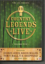 COUNTRY LEGENDS LIVE VOL 5 DVD GEORGE JONES ROGER MILLER TOM T HALL T G ... - $9.99