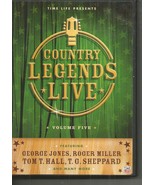 COUNTRY LEGENDS LIVE VOL 5 DVD GEORGE JONES ROGER MILLER TOM T HALL T G ... - €8,67 EUR