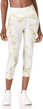 Calvin Klein Women&#39;s High Waist Crop Leggings Enlighten Daffodil S - $39.60