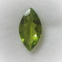 Natural Peridot Marquise Faceted Cut 16X8mm Parrot Green Color VS Clarity Loose  - £405.65 GBP