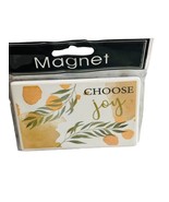 Greenbrier Refrigerator Rectangular Ceramic Magnet-“Choose Joy” 4x2 1/2” - $251.50 MXN