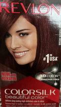 Revlon Colorsilk Beautiful Color Permanent Hair Color, 49 Auburn Brown, 1 Count - £10.04 GBP